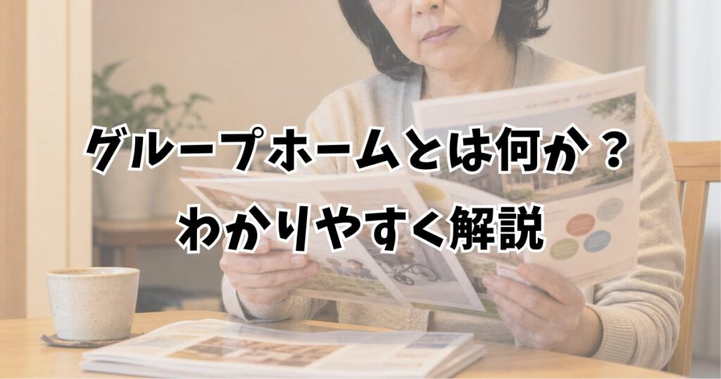 グループホームとは何か？わかりやすく解説