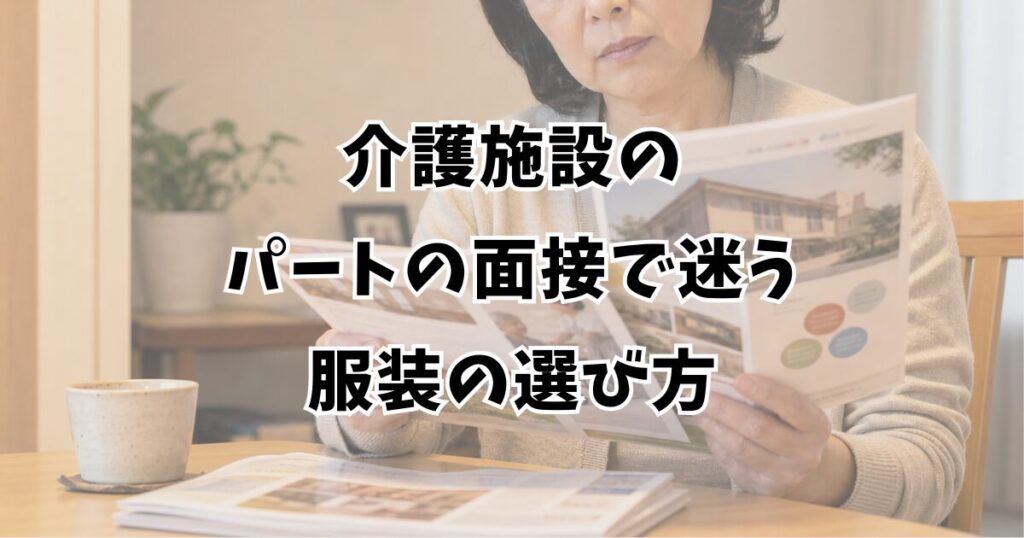 介護施設のパートの面接で迷う服装の選び方
