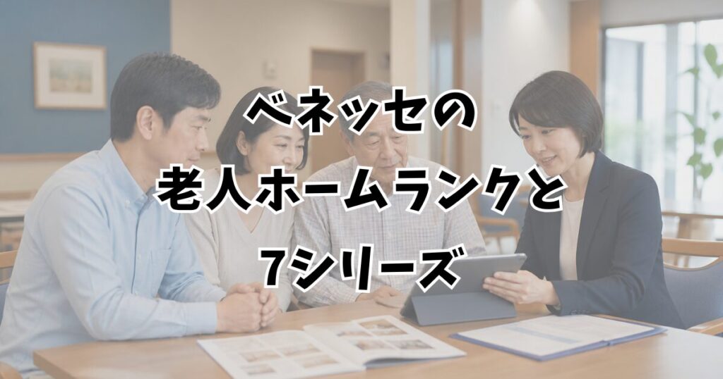 ベネッセの老人ホームランクと7シリーズ