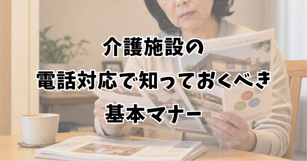 介護施設の電話対応で知っておくべき基本マナー