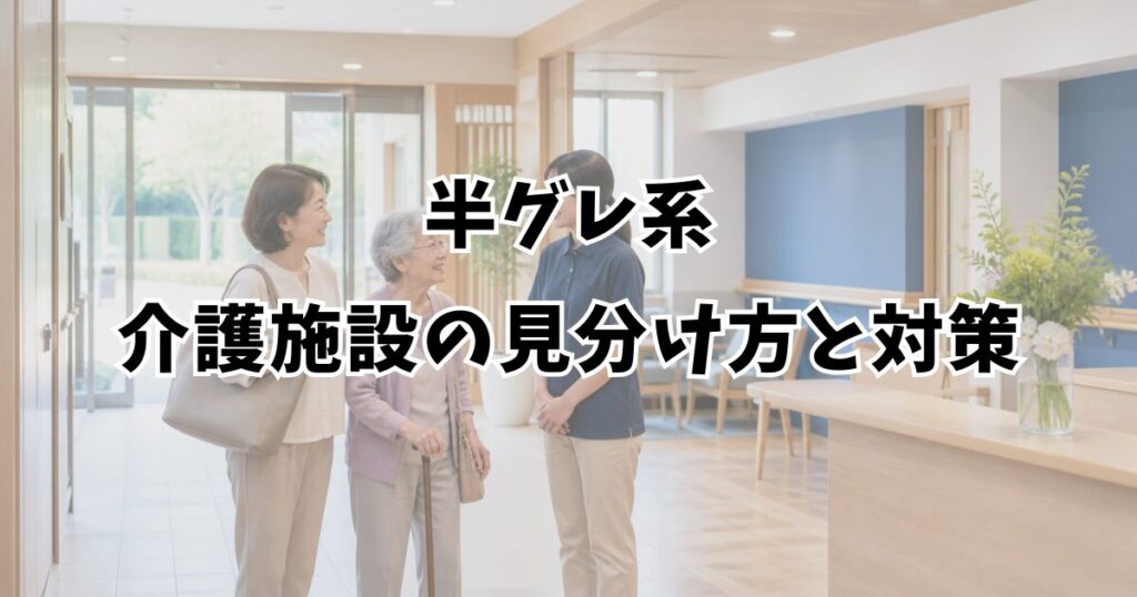 半グレ系介護施設の見分け方と対策