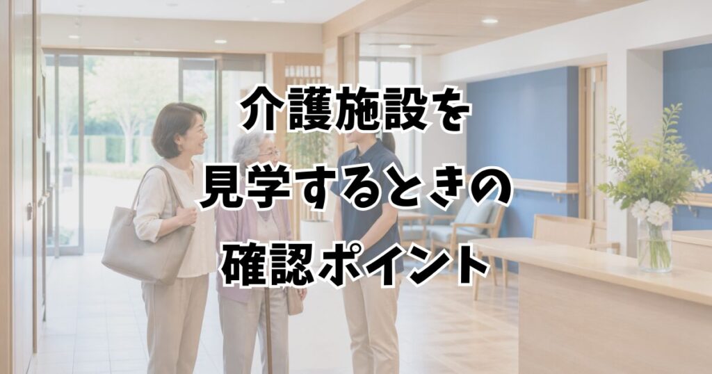介護施設を見学するときの確認ポイント