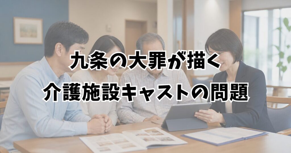 九条の大罪が描く介護施設キャストの問題