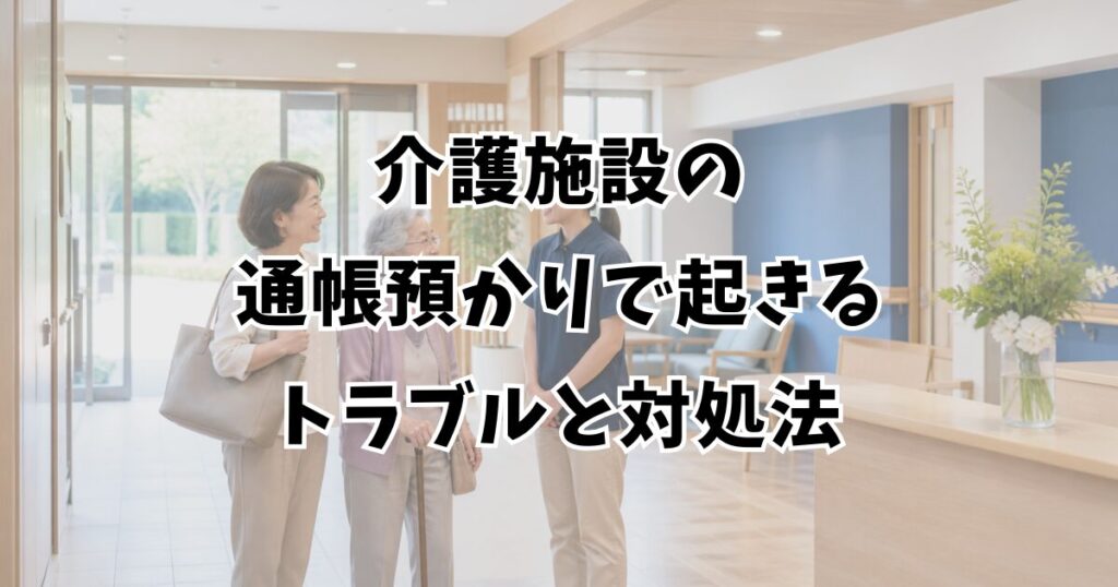 介護施設の通帳預かりで起きるトラブルと対処法